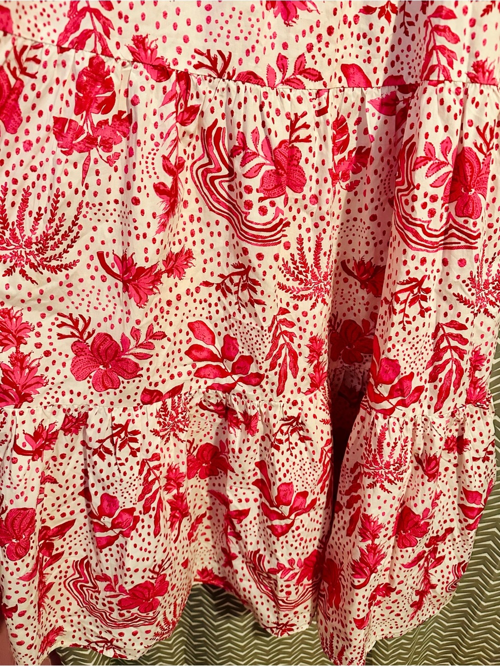 NWT ZARA | STRAPPY FLORAL PRINTED CUT OUT MIDI DRESS, Small - Picture 6 of 9